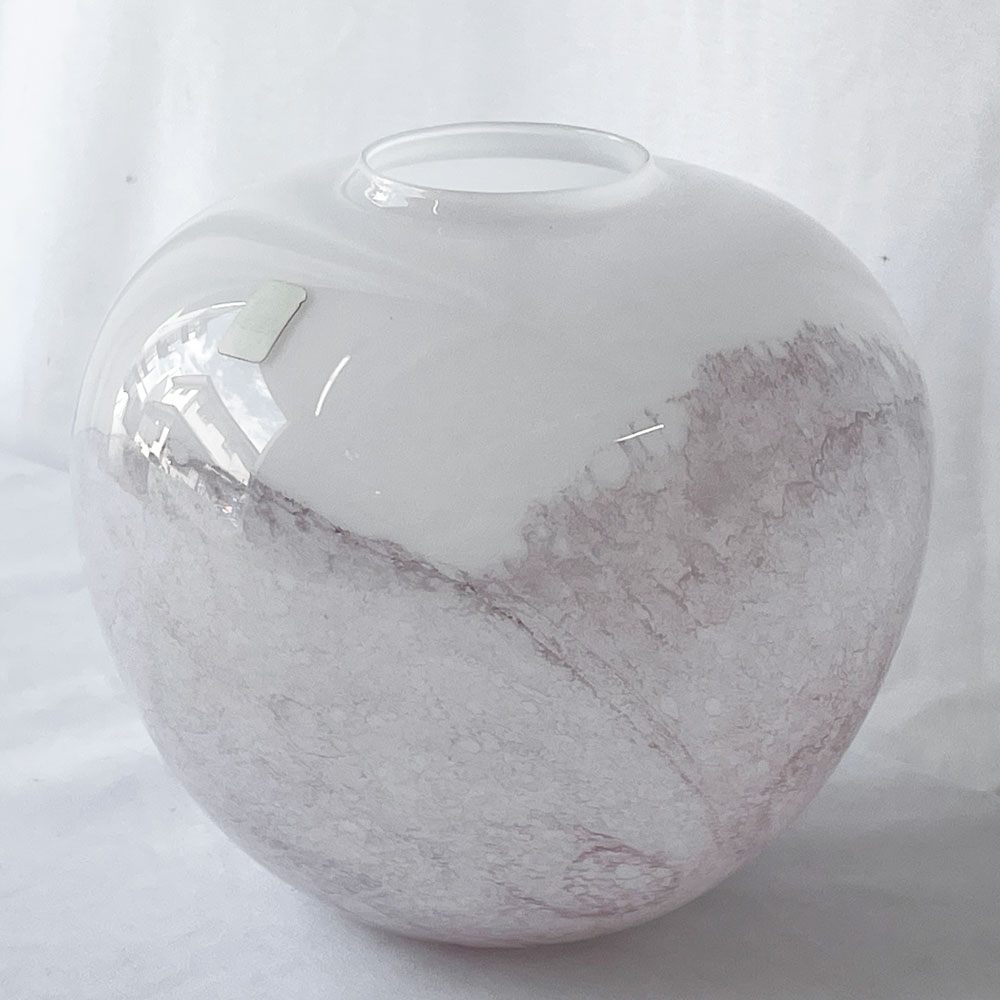 ホルムガード Holmegaard サクラ SAKURA ガラス フラワーベース 花瓶 1980年代 H17cm ミカエル・バング Michael Bang ビンテージ デンマーク 北欧 ◇