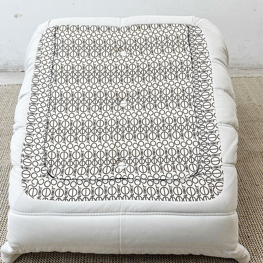 リーンロゼ ligne roset トーゴ TOGO 1P ソファ フランス家具 ウルトラスエード ホワイト ミッシェルデュカロワ Michel Ducaroy ●
