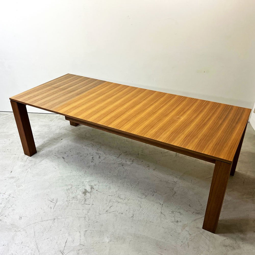 モーダエンカーサ moda en casa アマンド amando 160-220 伸長式 ダイニングテーブル ウォールナット シンプルモダン 廃番 参考定価162,800円 ●
