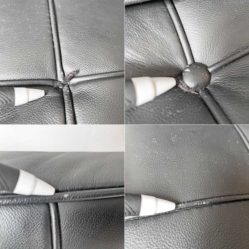 ミース・ファン・デル・ローエ バルセロナチェア Barcelona Chair リプロダクト品 ESQ 本革 1シーターソファ モダンデザイン ミッドセンチュリー ★