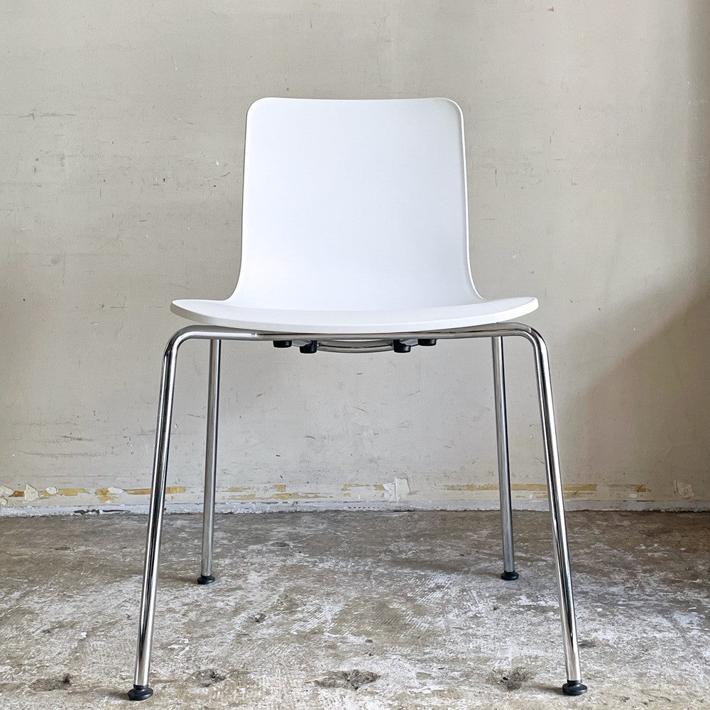 ヴィトラ vitra ハル チューブ HAL Tube サイドチェア ダイニングチェア ホワイト パウダーコート スチール脚 屋外使用可 ジャスパー・モリソン B ■