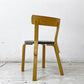 アルテック artek チェア69 Chair69 ダイニングチェア グレー ファブリック アルヴァ・アアルト Alva Aalto フィンランド 北欧家具 B ●