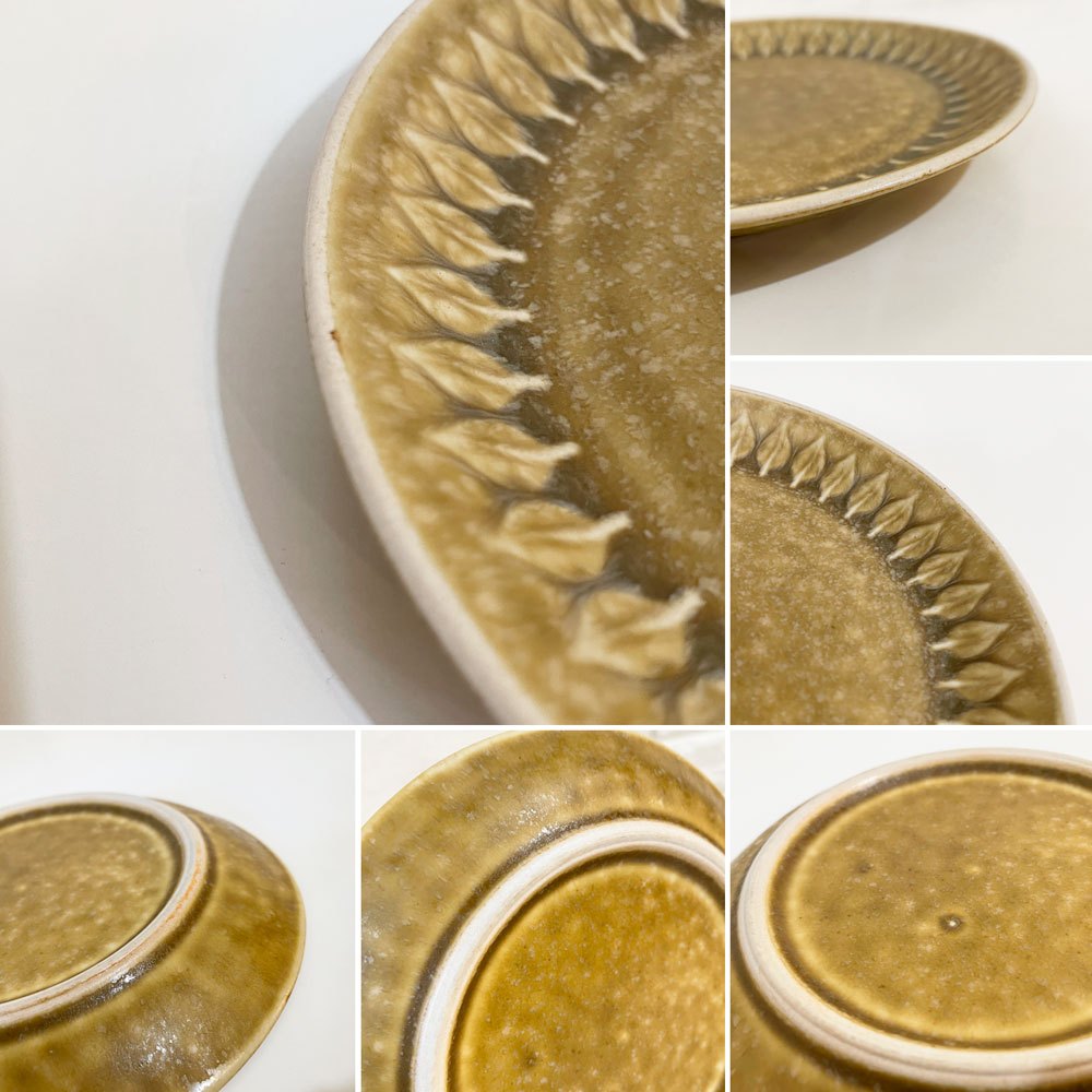 クロニーデン KRONJYDEN レリーフ Relief  ケーキプレート 直径16.5cm イェンス クイストゴー デンマーク 北欧食器 B ◎