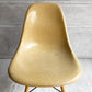 ハーマンミラー Herman Miller サイドシェルチェア セカンド 2ndビンテージ FRP オークルライト バタースコッチ ドゥエルベース イームズ ミッドセンチュリー ♪