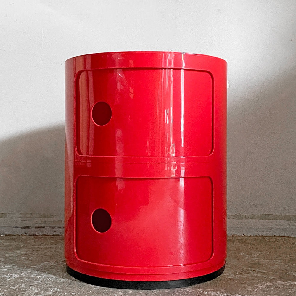 カルテル Kartell コンポニビリ COMPONIBILI 2段 レッド ストレージボックス アンナ・カステッリ・フェリエーリ イタリア ■