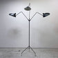 イデー IDEE ランパデール トワ ルミエーレ LAMPADAIRE 3 LUMIERES フロアライト スタンドライト 3灯 ブラック セルジュ・ムーユ 参考定価￥310,000- ●