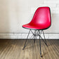 ハーマンミラー Herman Miller サイドシェルチェア セカンド 2nd FRP ナウガレザー エッフェルベース C&R イームズ ビンテージ ◎