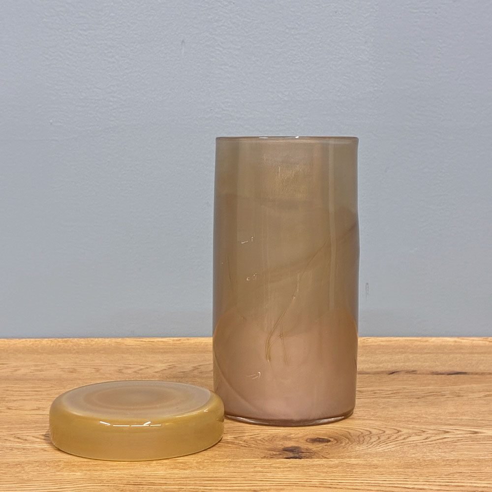 辻和美 glass ⇄ plasticシリーズ キャニスター ジャー 蓋物 H18cm ファクトリーズーマー factory zoomer 現代作家 ◎