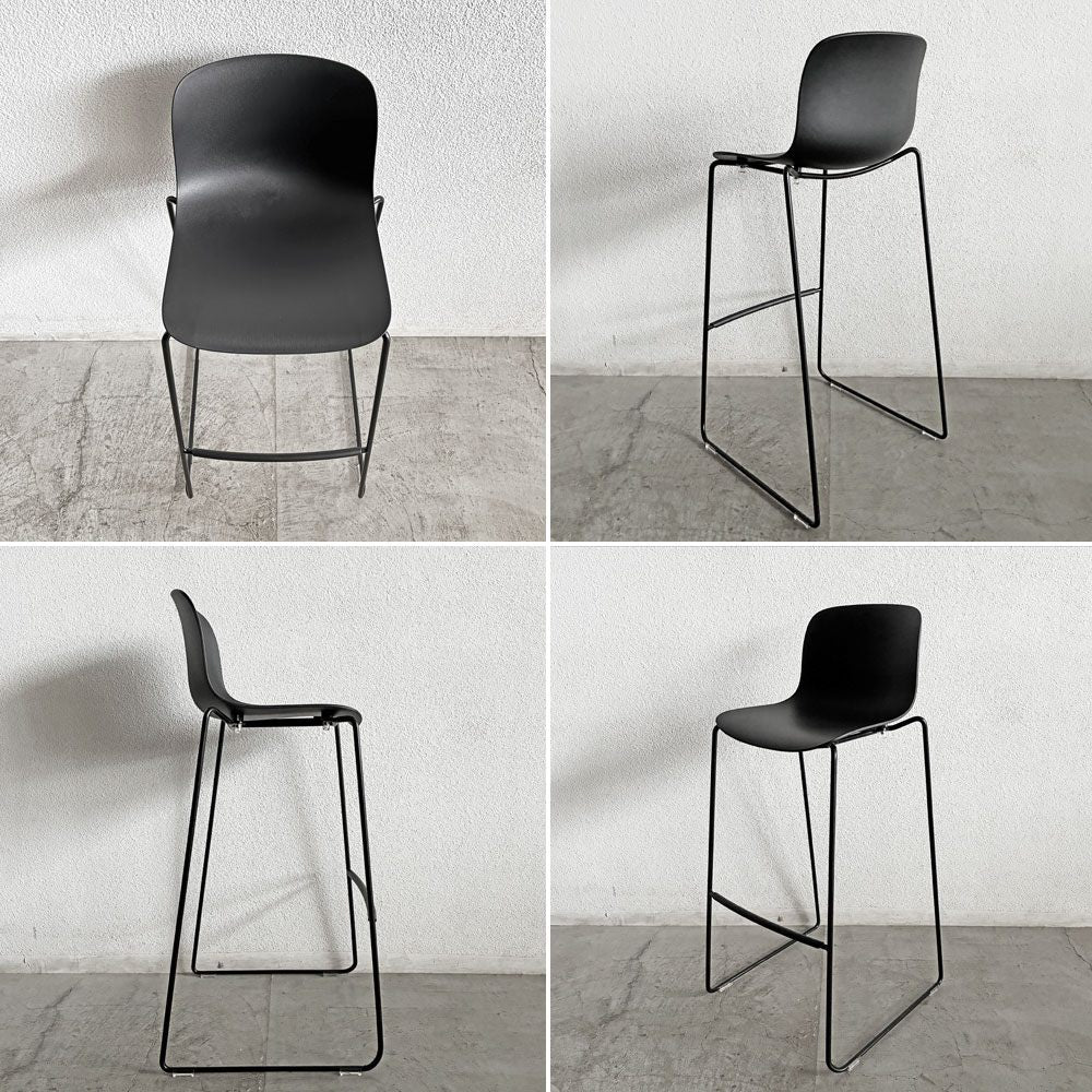 タイトル： マジス MAGIS トロイ TROY スツール 4-Legs ブラック マルセル・ワンダース Marcel Wanders ハイチェア カウンターチェア 定価￥80,300- iFデザインアワード受賞 イタリアモダン ミニマル B 〓