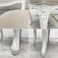 サラグレース Sarah Grace SGD デビュー ダイニングチェア DEBUT DINING CHAIR CHARM BD WHITE&NATURAL LINEN ラタンバック アンティーク風 参考定価 \55,000- D ●