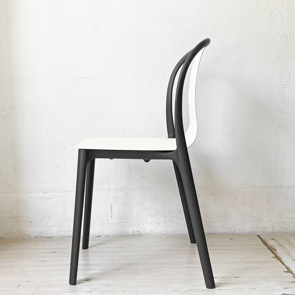 ヴィトラ Vitra ベルヴィルチェア Belleville Chair ダイニングチェア スタッキングチェア クリーム ロナン & エルワン・ブルレック B ★