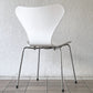 フリッツハンセン Fritz Hansen 3107 セブンチェア ラッカー仕上げ ホワイト スタッキング アルネ・ヤコブセン デンマーク 北欧家具 ◇