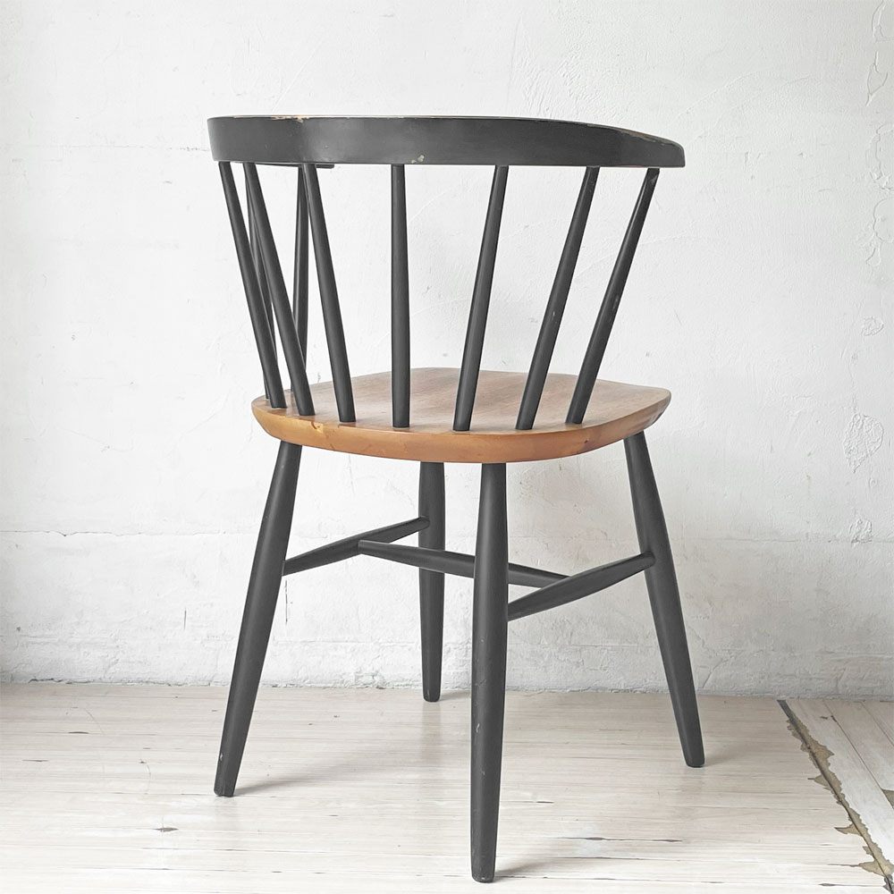 ビンテージ Vintage Nässjö Stolfabrik ダイニングチェア ハーフアーム  ユング・エクストローム Yngve Ekström スウェーデン 北欧家具 希少 ★