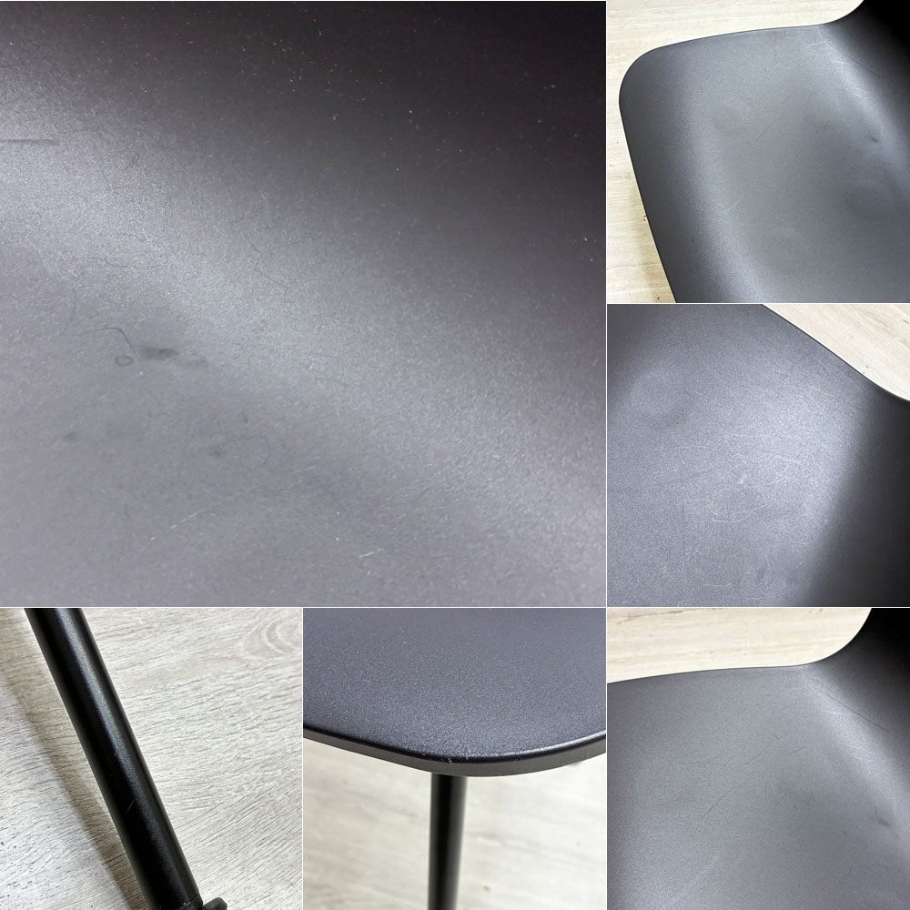 ヴィトラ vitra ハルチューブ HAL Tube サイドチェア ダイニングチェア ブラック ジャスパー・モリソン ●