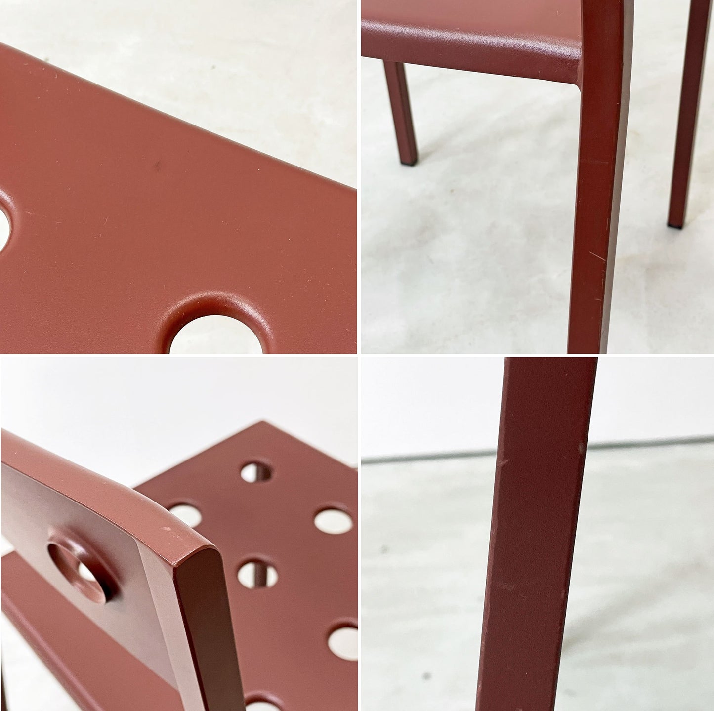 ヘイ HAY バルコニーチェア BALCONY CHAIR ダイニングチェア ガーデンチェア アイアンレッド ロナン＆エルワン・ブルレック 北欧 デンマーク D ●