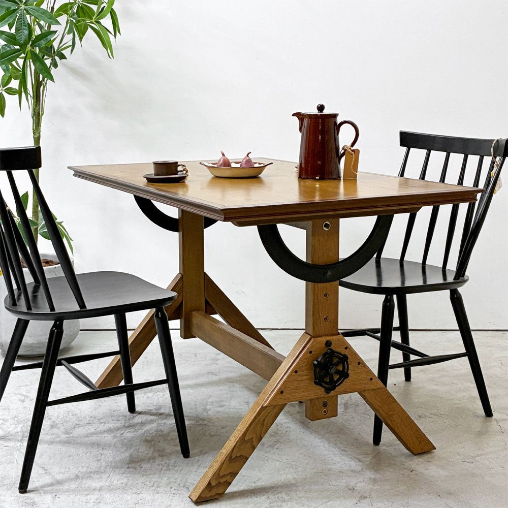 アクメファニチャー ACME Furniture フィルモアテーブル FILLMORE TABLE Sサイズ W115cm オーク材 アイアン インダストリアル ●