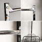 パシフィックファニチャーサービス PACIFIC FURNITURE SERVICE ガーメントラック GARMENT RACK 36" バスケット付 ハンガーラック 現状品 ■