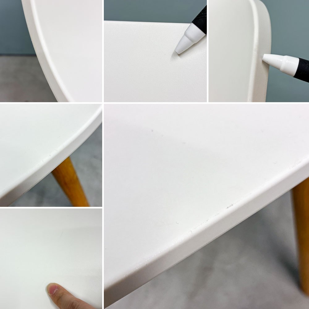 ヴィトラ vitra ハルウッド HAL WOOD サイドチェア ダイニングチェア ホワイト ナチュラルオーク ジャスパー・モリソン 定価￥83,600- ◎