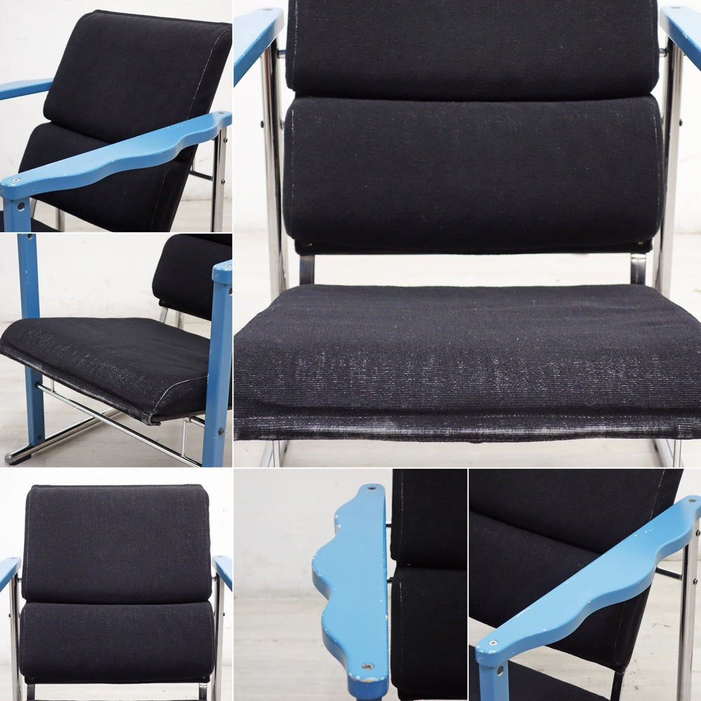 アヴァルテ Avarte Blue Experiment Series Chair 502 ビンテージ ラウンジチェア ウリヨ・クッカプーロ Yrjö Kukkapuro 希少 ●