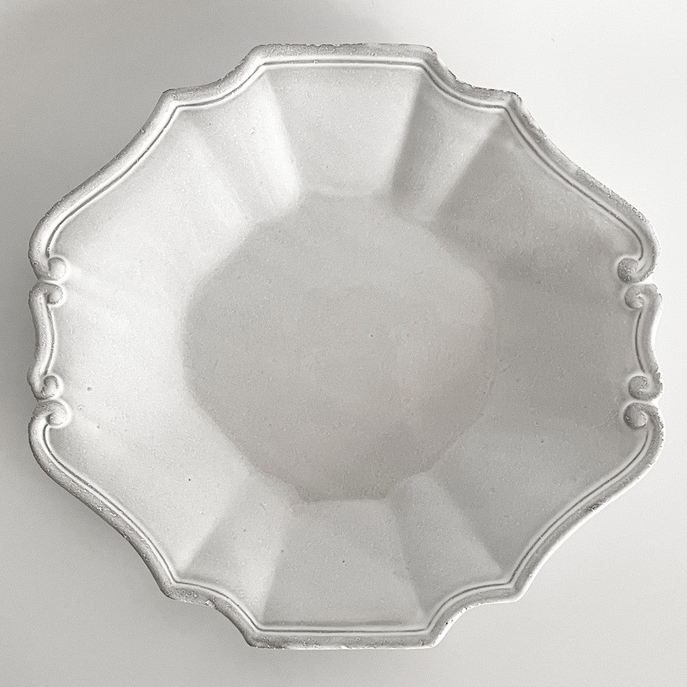 アスティエ・ド・ヴィラット Astier de Villatte レジャンス Regence ラージスーププレート 平皿 W23cm 陶器 フランス ■
