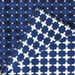 エレノア・プリチャード Eleanor Pritchard 525 LINE ホワイト × ブルー ブランケット 150×180cm イギリス 展示品 ◎