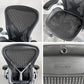 ハーマンミラー Herman Miller アーロンチェア Bサイズ ポスチャーフィット クラシックカーボンメッシュ ポリッシュドアルミベース ビル・スタンフ ＆ ドン・チャドウィック ■