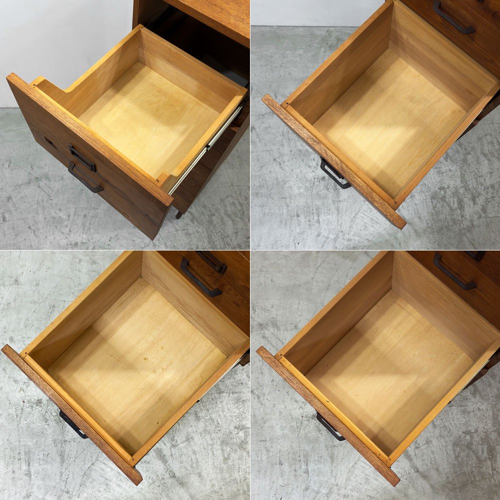トラックファニチャー TRUCK FURNITURE ライブラリー ハイ チェスト LIBRARY HIGH CHEST ナラ無垢材 インダストリアルデザイン ●