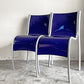 カルテル Kartell FPE chair スタッキングチェア ダイニングチェア 2脚セット アルミ ポリプロピレン ブルー ロンアラッド イタリアモダン 廃番 A ■