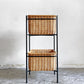 イデー IDEE ワラビー WALLABY バスケットスタンド BASKET STAND ラタン スチール ブラック ナチュラルデザイン ■