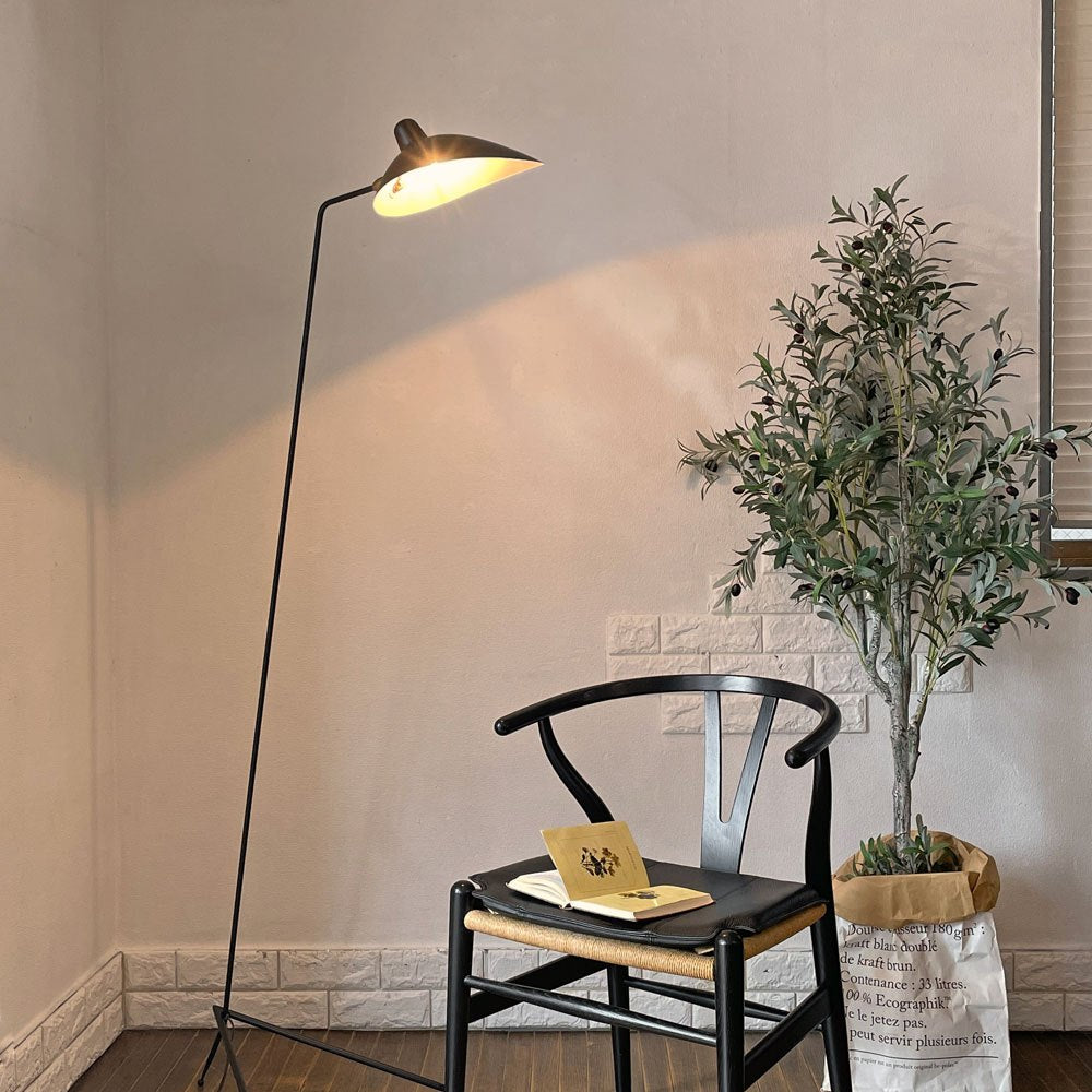 イデー IDEE ランパデール・アン・ルミエール LAMPADAIRE 1 LUMIERE フロアライト 1灯 H163cm セルジュ・ムーユ 定価￥99,900- ◎