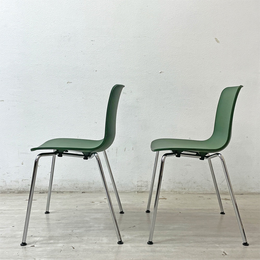 ヴィトラ vitra ハルチューブ HAL Tube サイドチェア ダイニングチェア スタッカブル ジャスパー・モリソン 2脚セット B ●