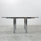 ノル Knoll アンドレ Andre Square Glass Table ダイニングテーブル ガラストップ  スクエア Tobia Scarpa モダンデザイン 〓