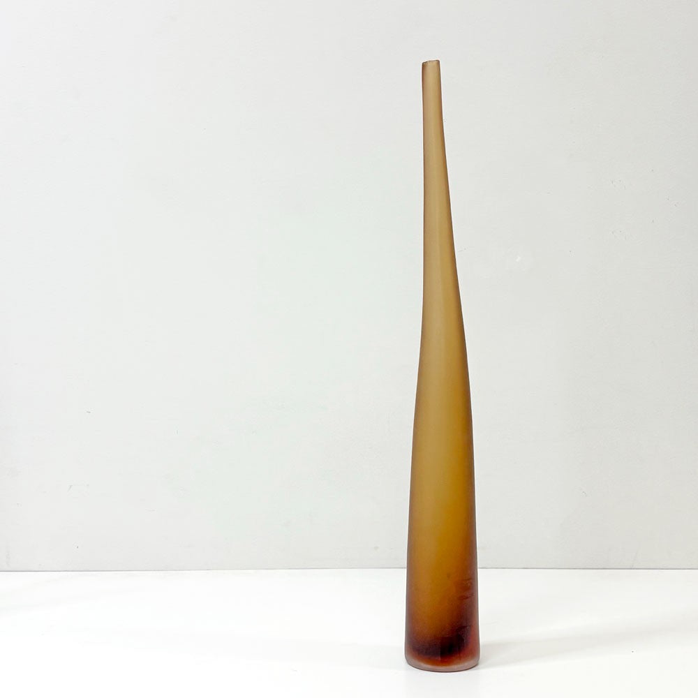 アーケード Arcade バンブーベース Bambu vase ガラスベース  フラワーベース ローラ・デ・サンティジャーナ イタリア ムラーノガラス オレンジ ●
