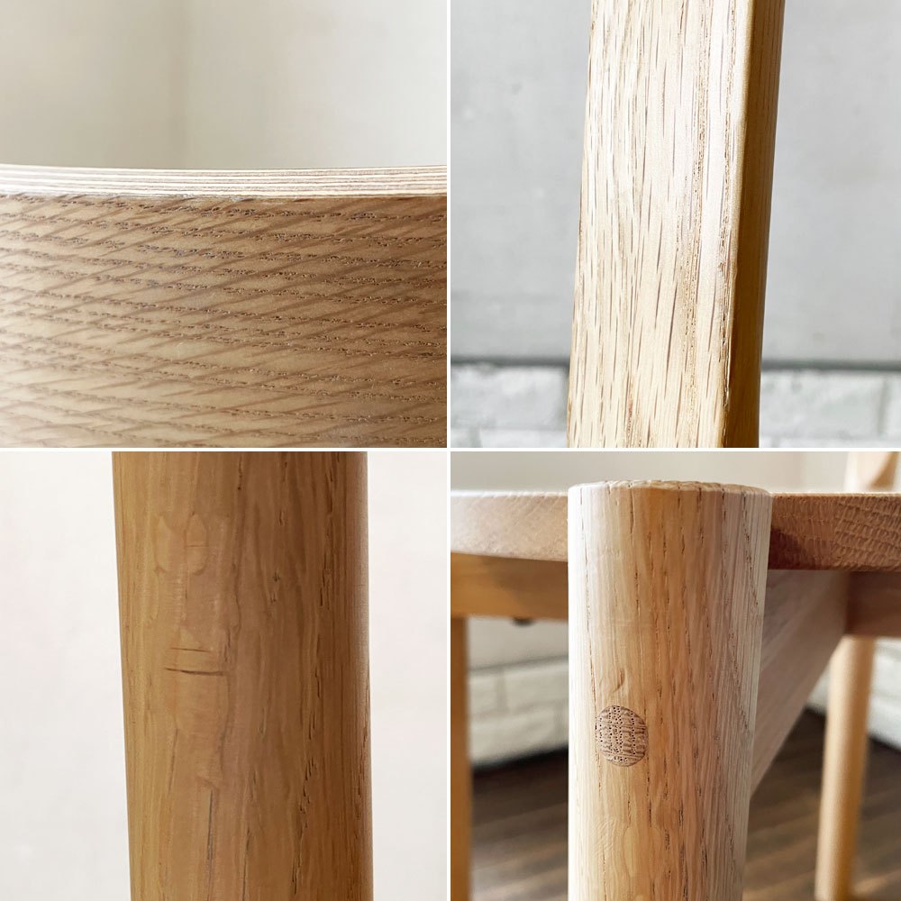 カリモクニュースタンダード KARIMOKU NEW STANDARD キャストールチェア CASTOR CHAIR ダイニングチェア PURE OAK 板座 スタッキング BIG-GAME A ◎
