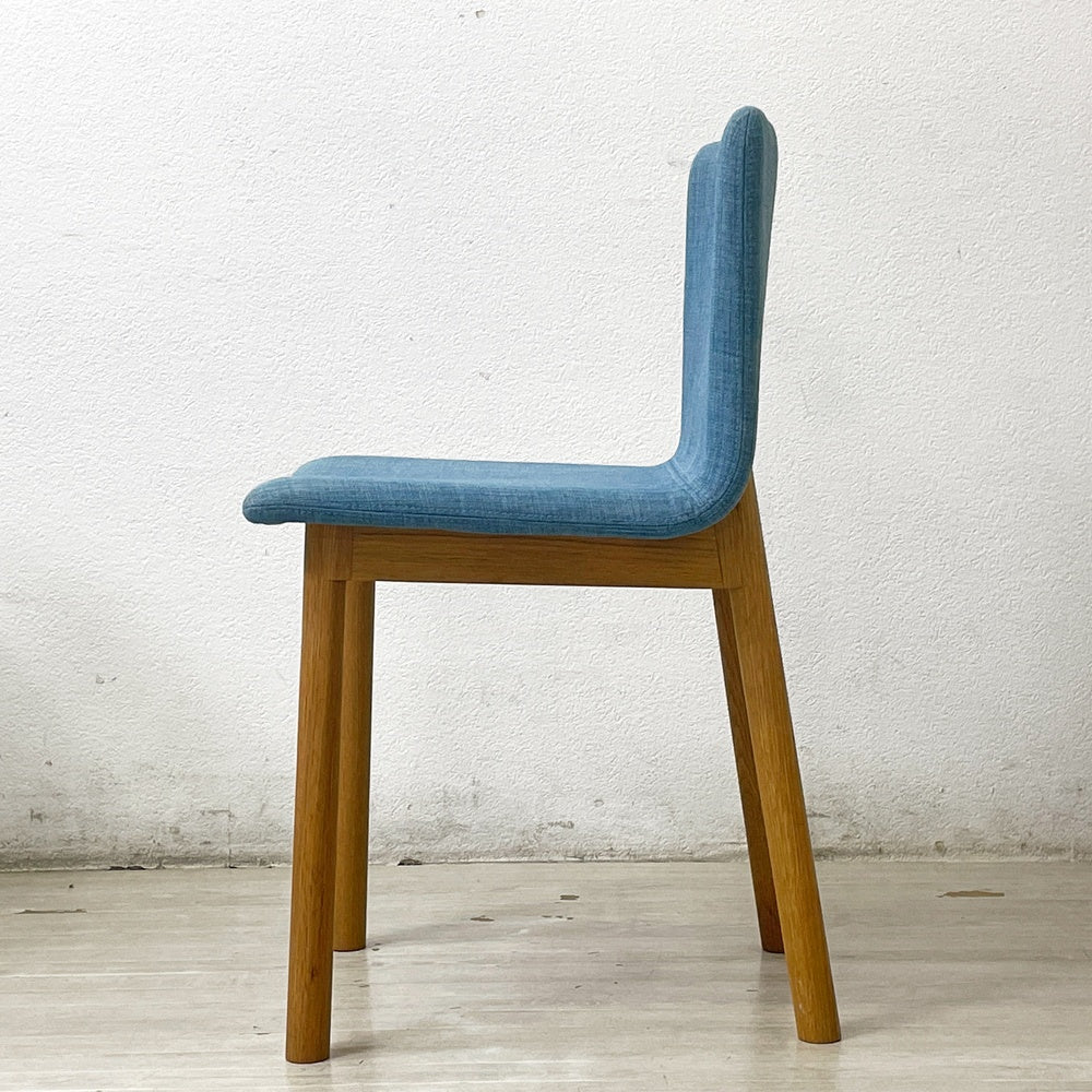 イデー IDEE スティルト チェア STILT CHAIR ダイニングチェア オーク材 ブルー マリナ・ボーティエ  定価￥29,000- ●