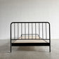 ジャーナルスタンダードファニチャー j.s.F サンク SENS BED ベッドフレーム シングルサイズ W107cm オーク材 スチール脚 インダストリアル 廃番 〓