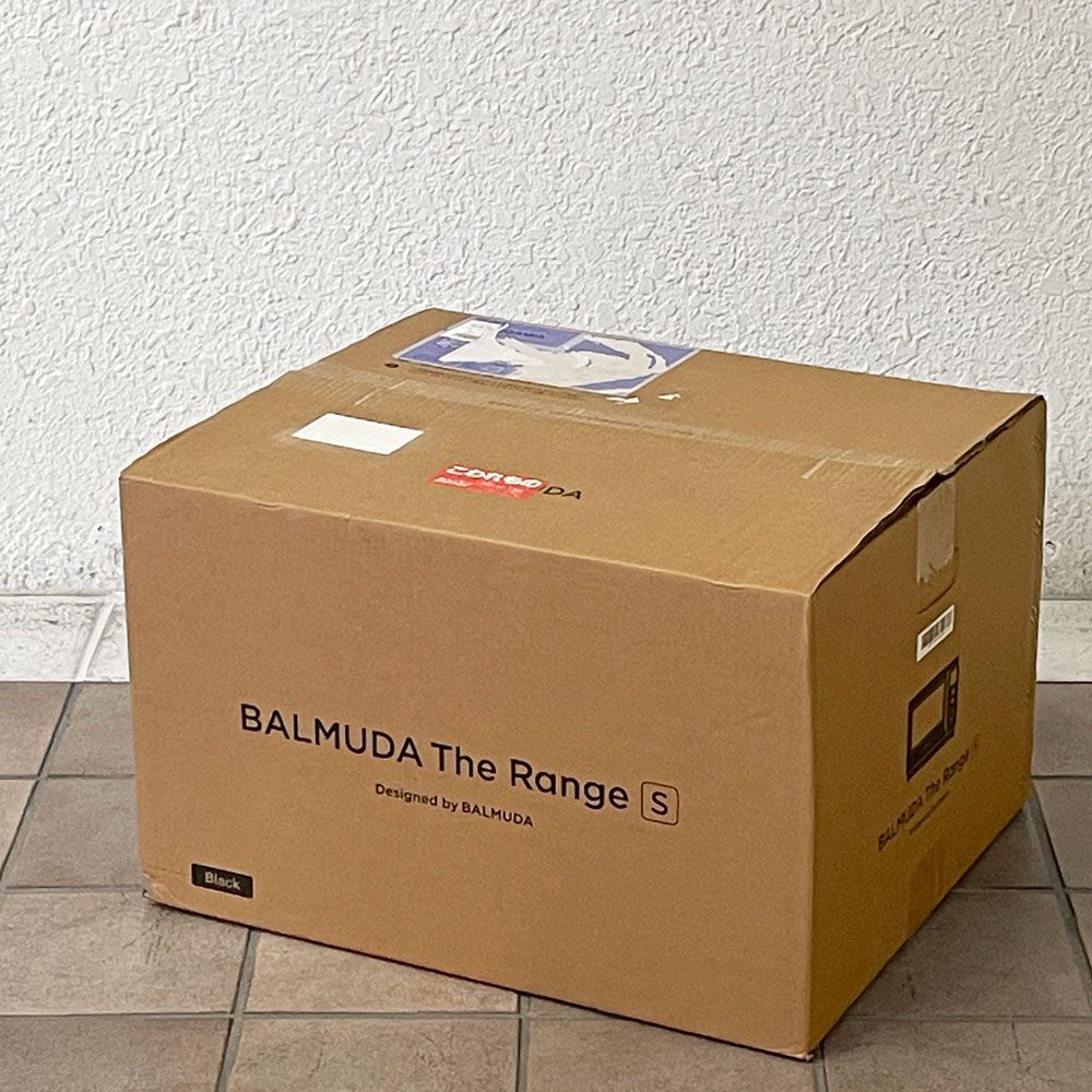 バルミューダ BALMUDA ザ・レンジ The Range S 電子レンジ 900W KRN01JP ブラック H29.5㎝ 取扱説明書＆箱付き 未使用品 ◇