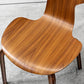 フリッツハンセン Fritz Hansen グランプリチェア GRAND PRIX CHAIR ウォールナット材 ウッドレッグ アルネ・ヤコブセン 北欧 デンマーク 美品 定価113,080円 ●