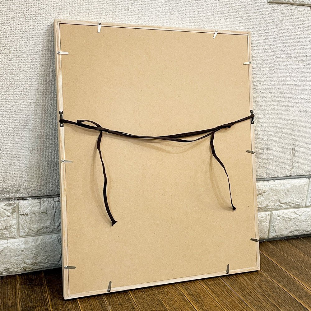 イデー IDEE 「DYEFORINDIGO OCEAN1」 オフセット ポスター ヨハン・オーベリー Fine Little Day 額装品 ◎