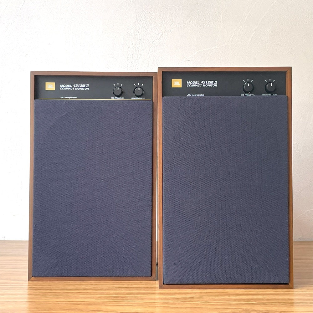 ジェービーエル JBL 4312MⅡWX (4312エムツー) ブックシェルフスピーカー 連番ペア コンパクトモニタースピーカー 美品 ★