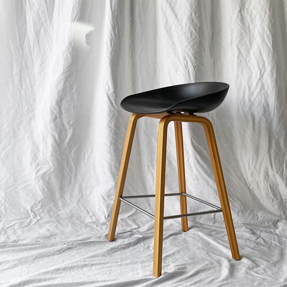 ヘイ HAY アバウトアスツール About a stool ブラック AAS32 LOW H75㎝ ハイスツール カウンターチェア 北欧モダン デンマーク ◇