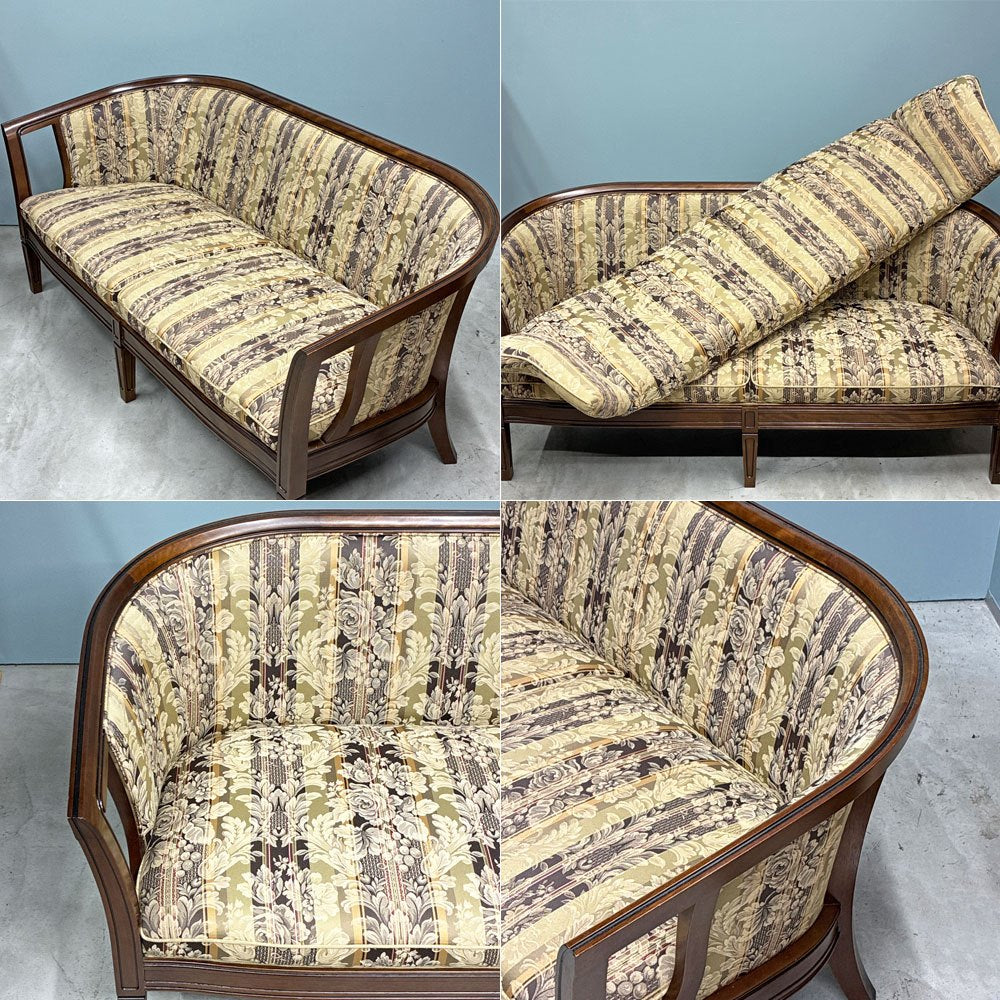 マルニ木工 maruni 地中海ロイヤル ROYAL シャルル 2Pソファ 2シーター 花柄ファブリック ヨーロピアンクラシカル ◎