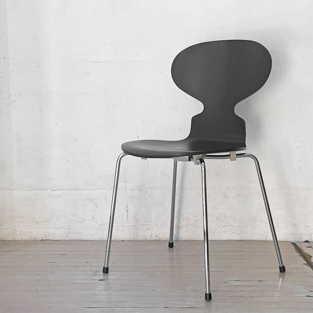フリッツハンセン Fritz Hansen アントチェア ANT CHAIR アリンコチェア カラードアッシュ 4本脚 アルネ・ヤコブセン デンマーク 北欧家具 2019年製 ★