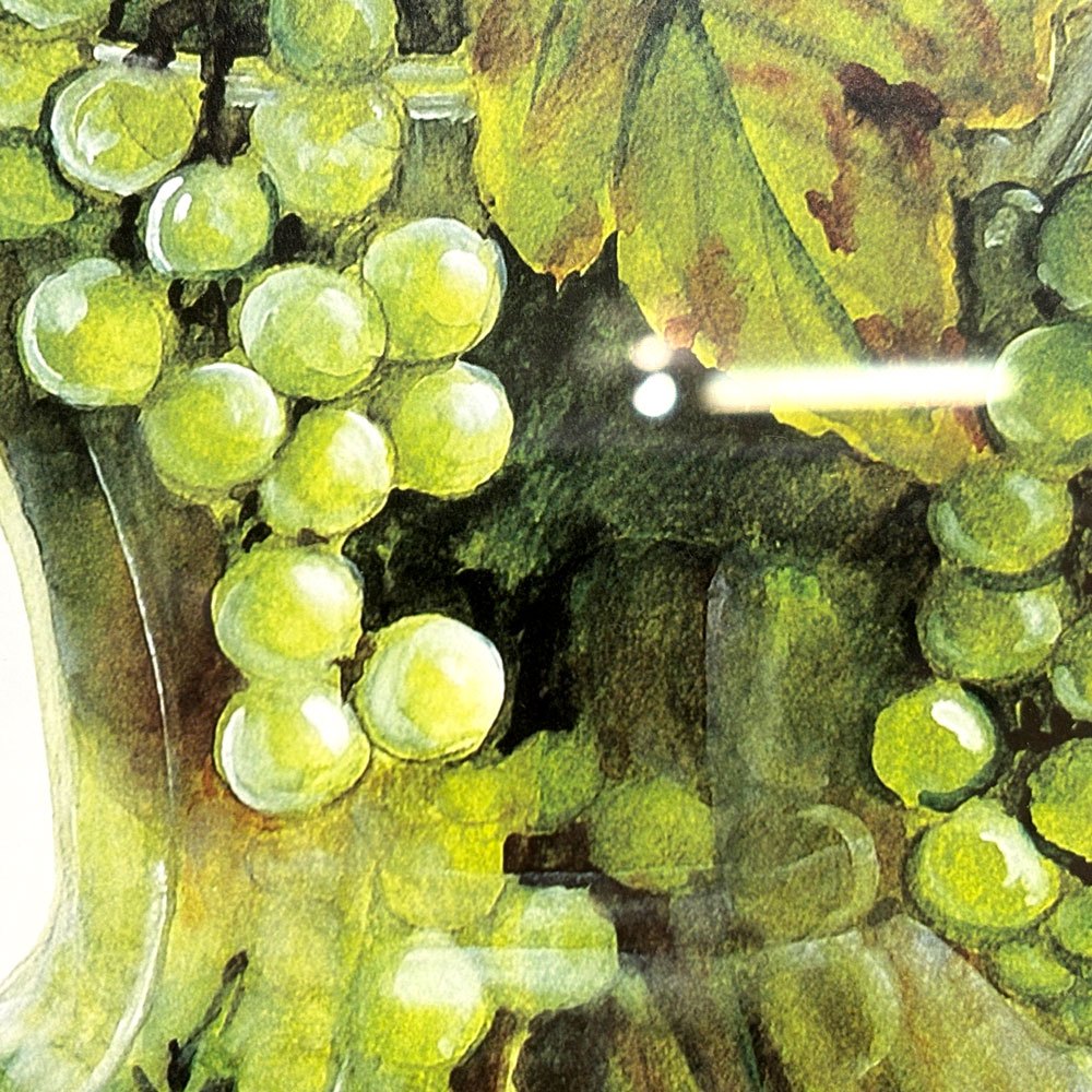 橋本不二子 Harvest Joy ナイアガラ 版画 ラウンドドット 54×69cm 116/350 額装品 ●