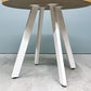 かなでもの KANADEMONO ザ・カフェテーブル THE CAFE TABLE White Steel 4pin ラウンド Φ83cm リノリウム天板 定価￥79,800- ◎