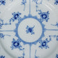 ロイヤルコペンハーゲン ROYAL COPENHAGEN ブルーフルーテッド ハーフレース プレート 17cm 北欧食器 B ◎