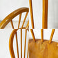 アーコール Ercol フープバックチェア ダイニングチェア スポークバック エルム材 UKビンテージ 英国家具 ★