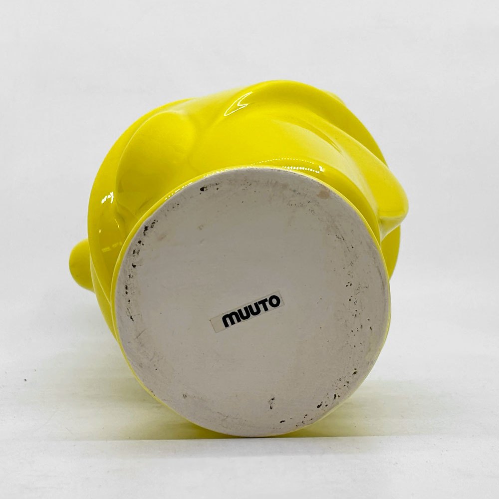 ムート MUUTO フラワーベース CLOSELY SEPARATED 花瓶 オブジェ イエロー H27cm 北欧 デンマーク ●