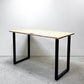かなでもの KANADEMONO ザ・テーブル THE TABLE スタンディングデスク 160×80cm ラバーウッド天板 スクエアレッグ 配線孔キャップ付き 合計定価 ￥70,500- ●