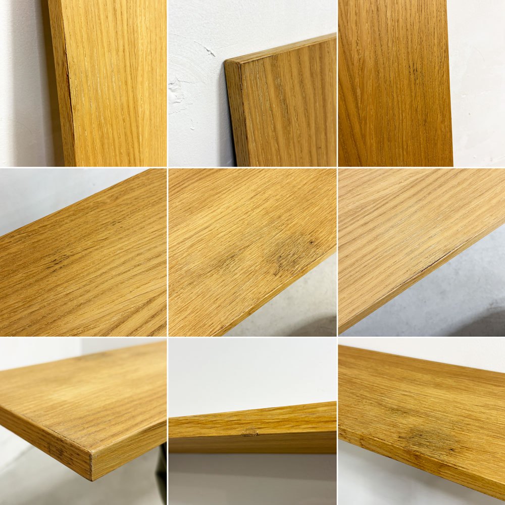 ストリングファニチャー String Furniture システムベーシック system BASIC 78x20 シェルフシステム ウォールシェルフ 3段 オーク材 ホワイトフレーム ●